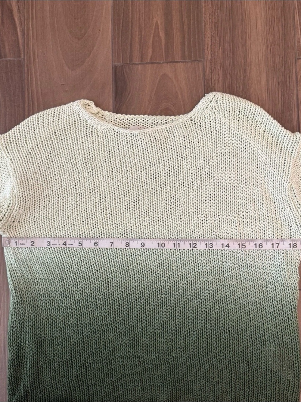 Vince Dip Dye Cotton Blend Sweater Size XS - Picture 6 of 6